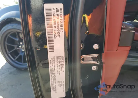 2021 Dodge Charger Srt Hellcat из США, поврежденный, VIN 2C3CDXL90MH590422